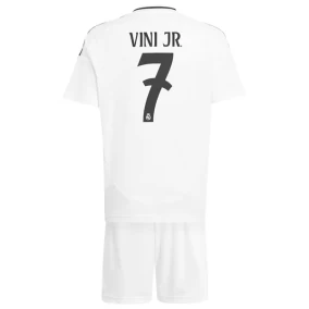 Vini Jr. Real Madrid Hjemmebanetrøje Børn 2024/2025